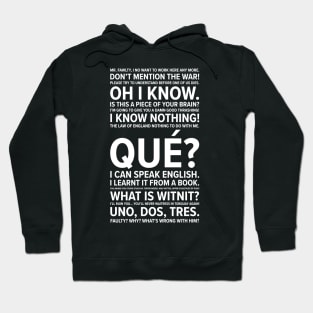 Fawlty Towers Quotes Hoodie